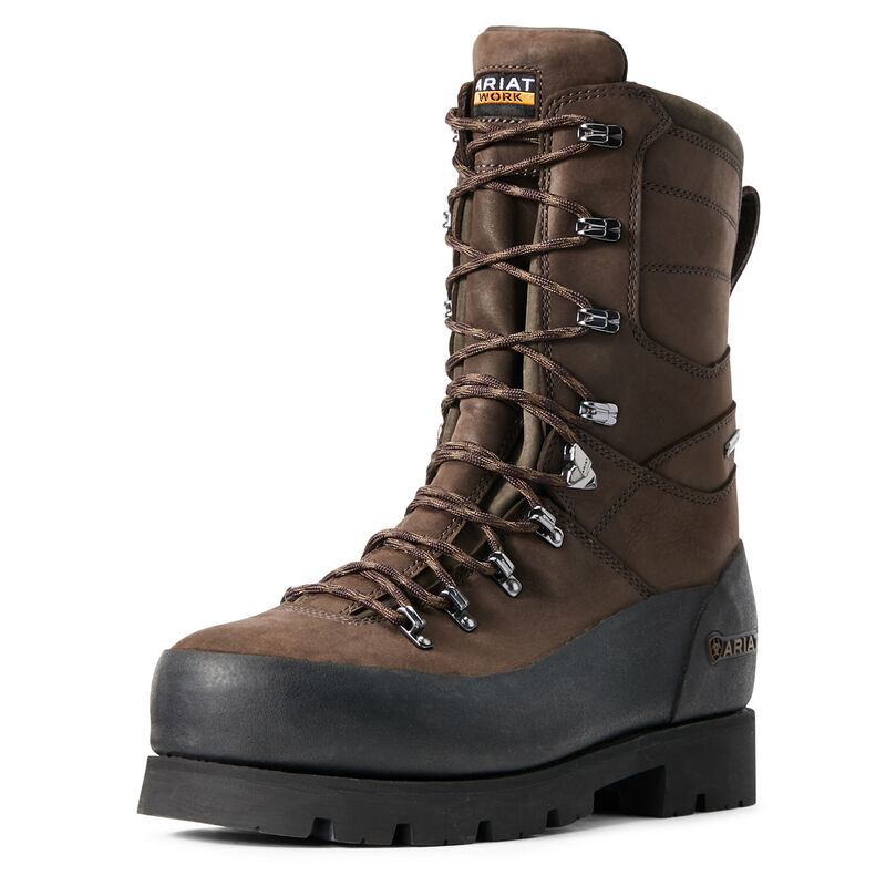 Ariat Arbeitsschuhe Herren - Linesman Ridge 10 Gore-Tex Composite Toe DunkelBraun ( COBZR-3215 )